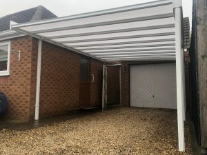 Carport with pebbles in Leicester